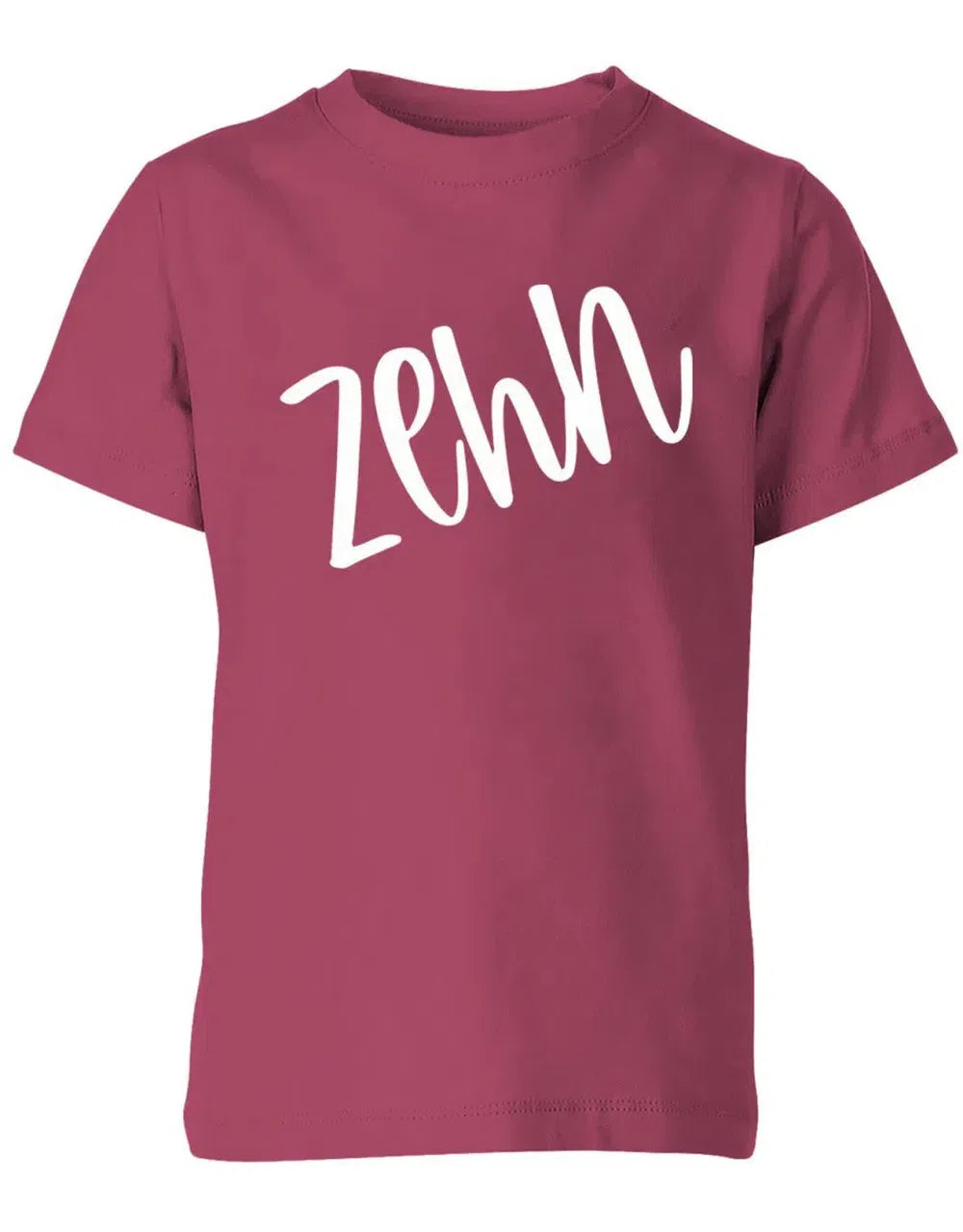 Geburtstagsshirt 10 Jahre Junge und Mädchen 10 Schreibschrift Design