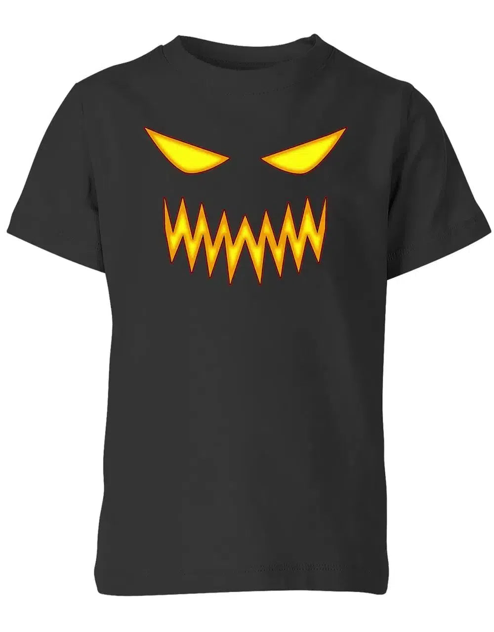 Halloween Kürbiskopf Face Kostüm - Jungen - Kinder T-Shirt