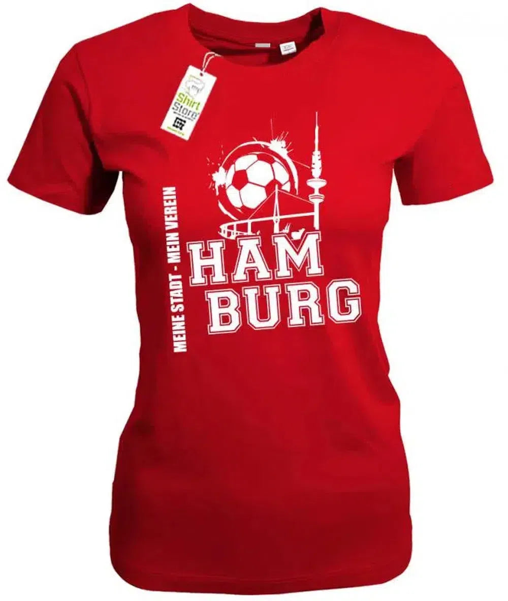 Hamburg meine Stadt mein Verein - Damen T-Shirt