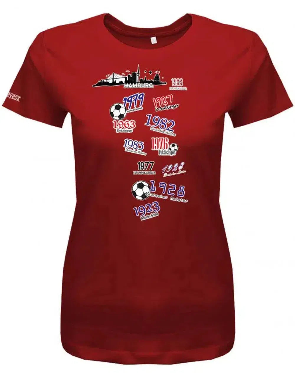 Hamburger Titel - Sticker Bomb - Hamburg - Damen T-Shirt