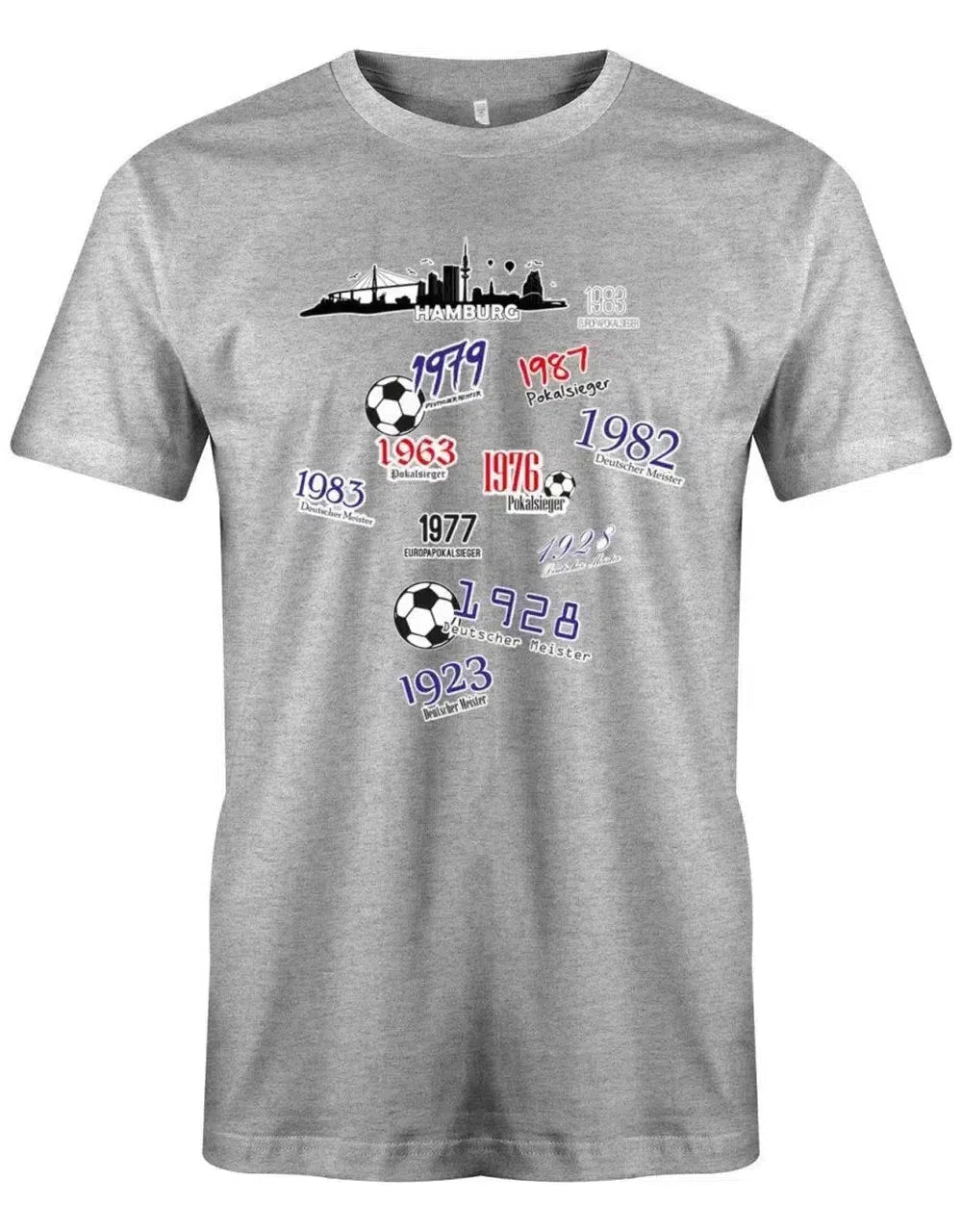 Hamburger Titel - Sticker Bomb - Hamburg - Herren T-Shirt