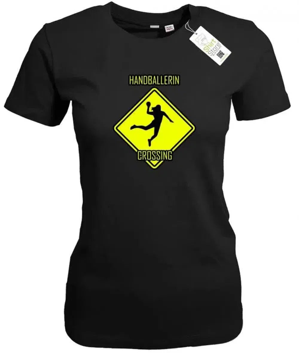 Handballerin Crossing - Handball - Damen T-Shirt
