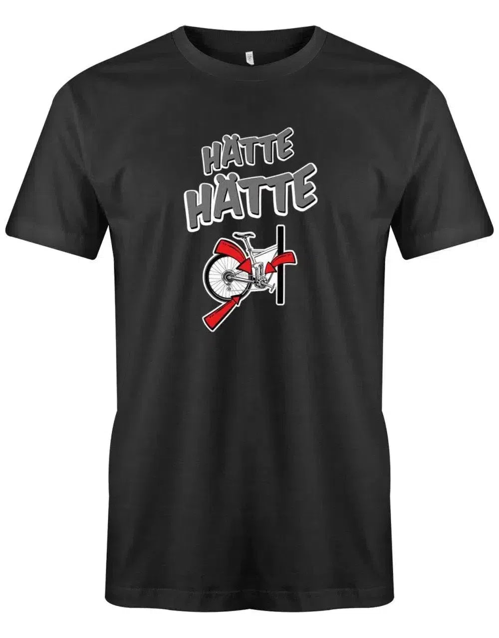 Hätte Hätte Fahrradkette - Sprüche - Herren T-Shirt