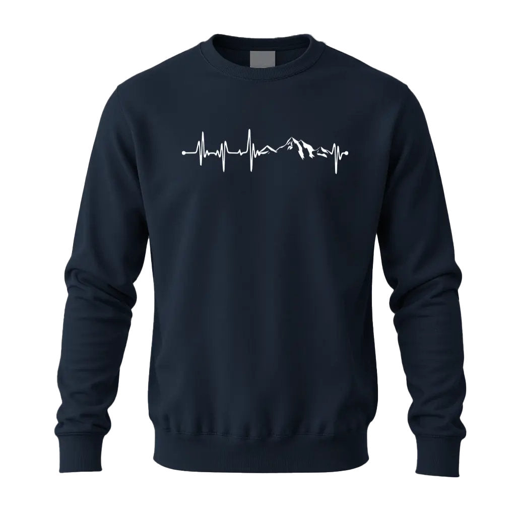 Herschlag Berge Pullover in Navy