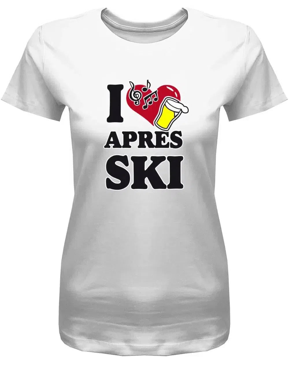 I Love Apres Ski - Damen T-Shirt