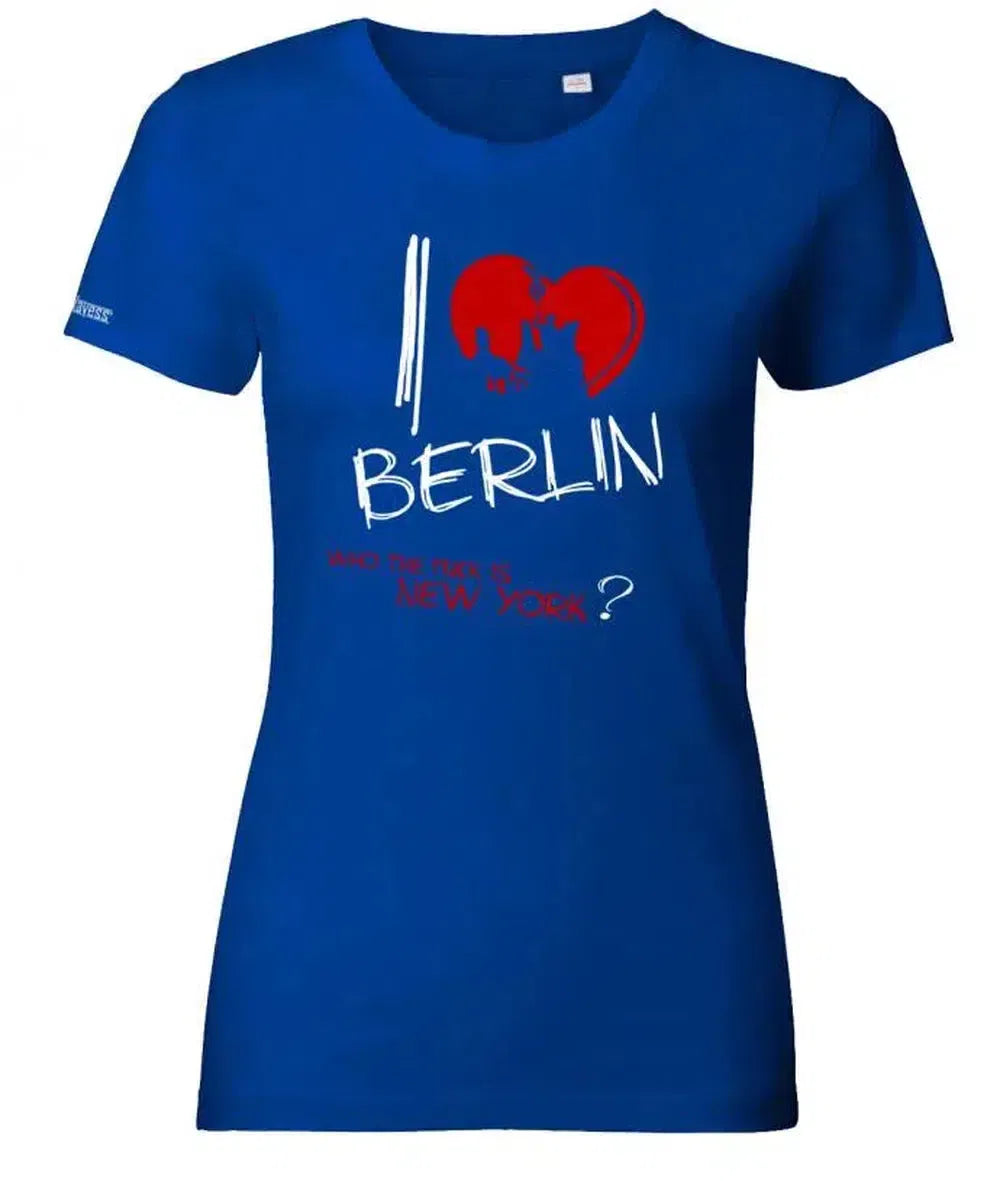 I Love Berlin - Wahrzeichen - who the fuck is NY - Damen T-Shirt