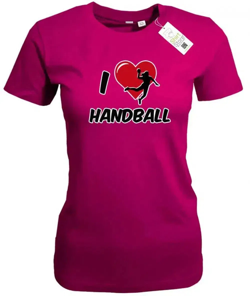 I Love Handball - Handballerin - Damen T-Shirt