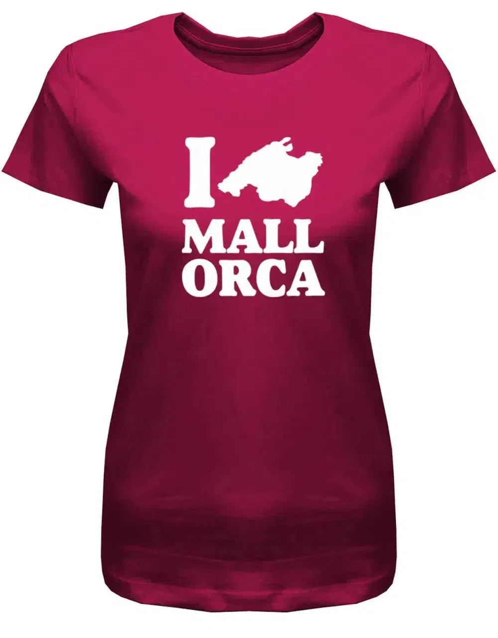 I Love Mallorca - Landkarte - Damen T-Shirt