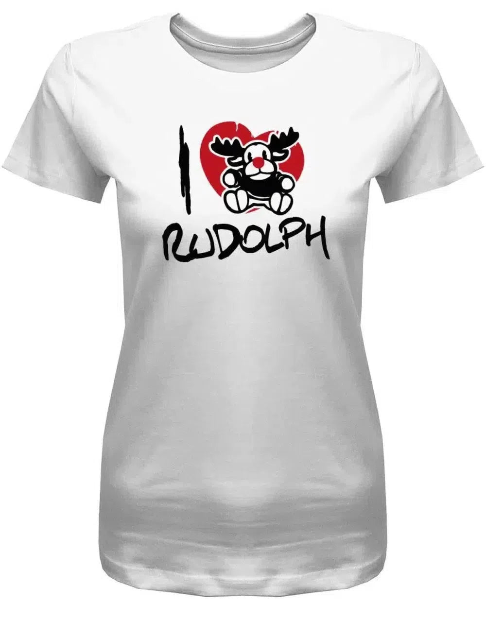 I Love Rudolph - Weihnachten - Damen T-Shirt