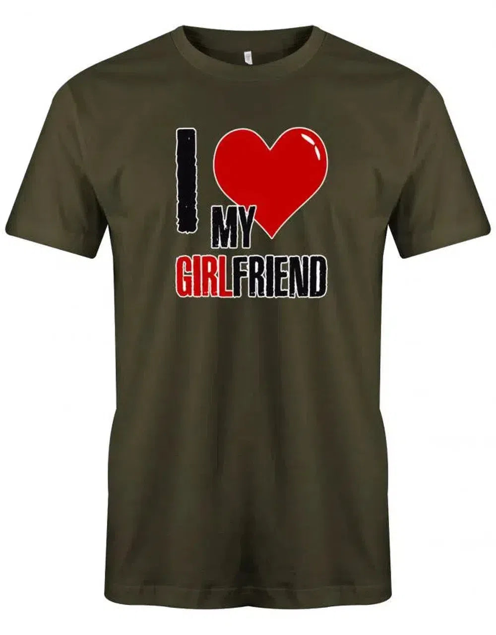I Love my Girlfriend - Partner - Herren T-Shirt