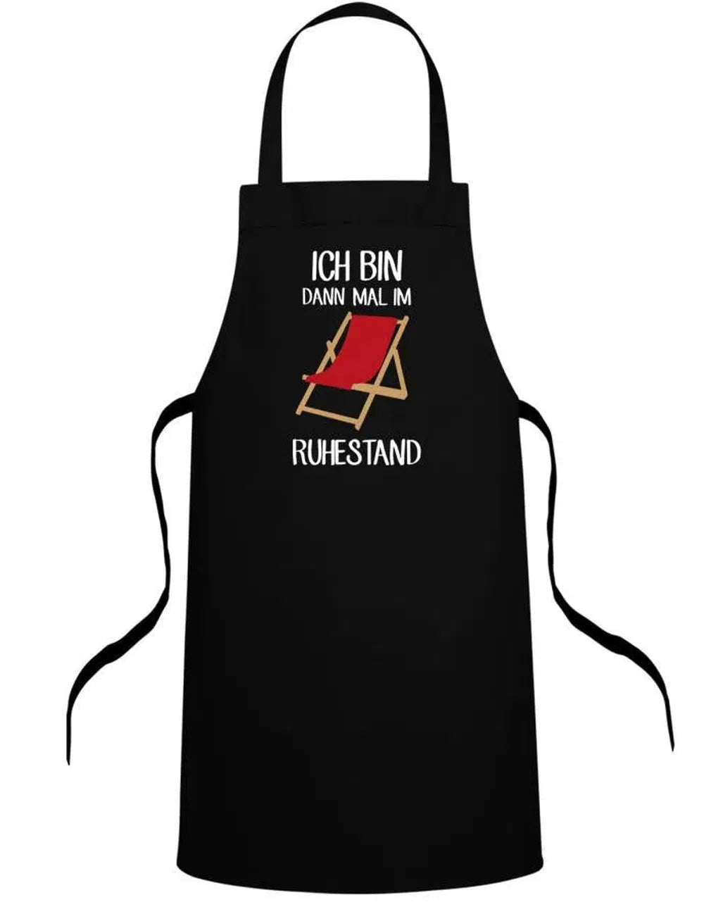 Ich bin dann mal im Ruhestand Liegestuhl - Grillschürze & Kochschürze