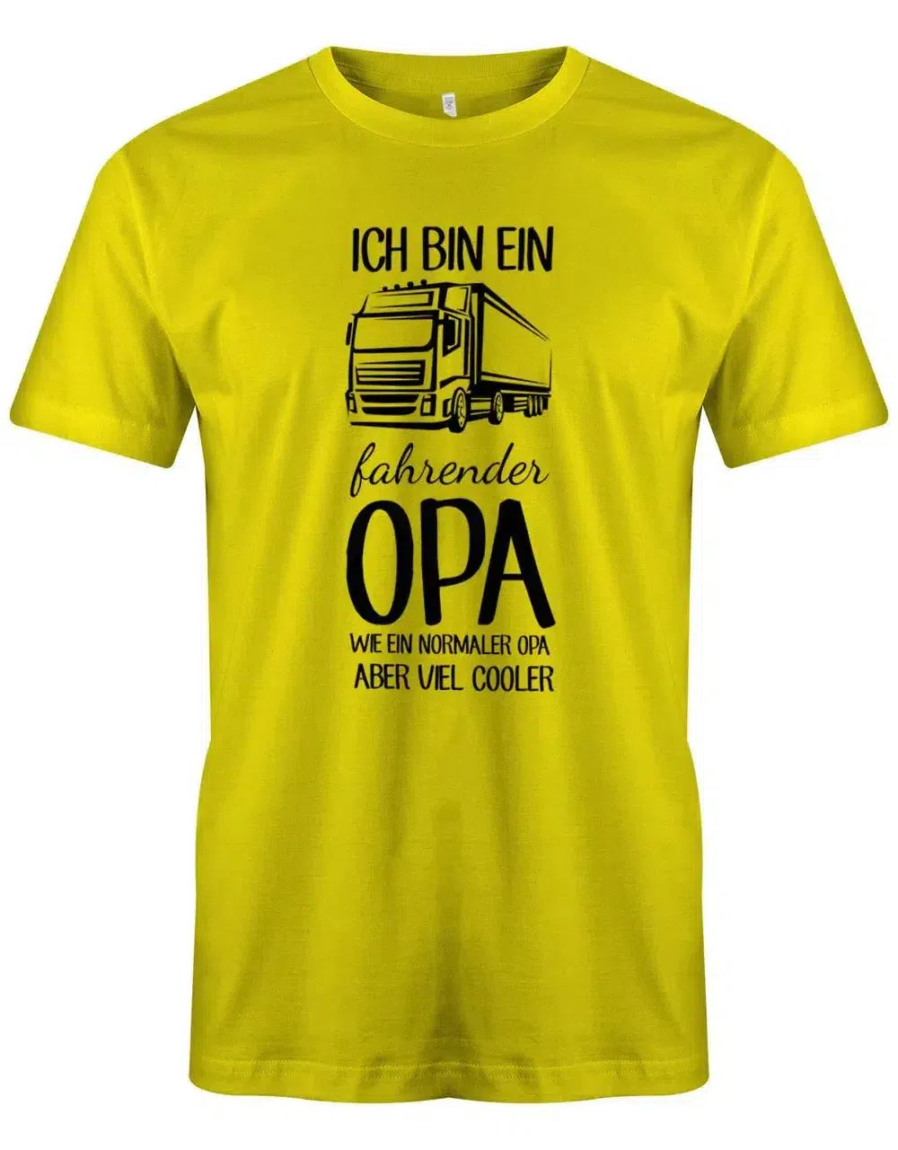 Ich bin ein LKW fahrender Opa wie ein normaler Opa aber viel cooler - Kraftfahrer - Herren T-Shirt