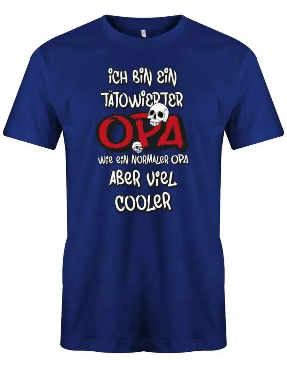 Ich bin ein tätowierter Opa - Skelett Schädel - Herren T-Shirt