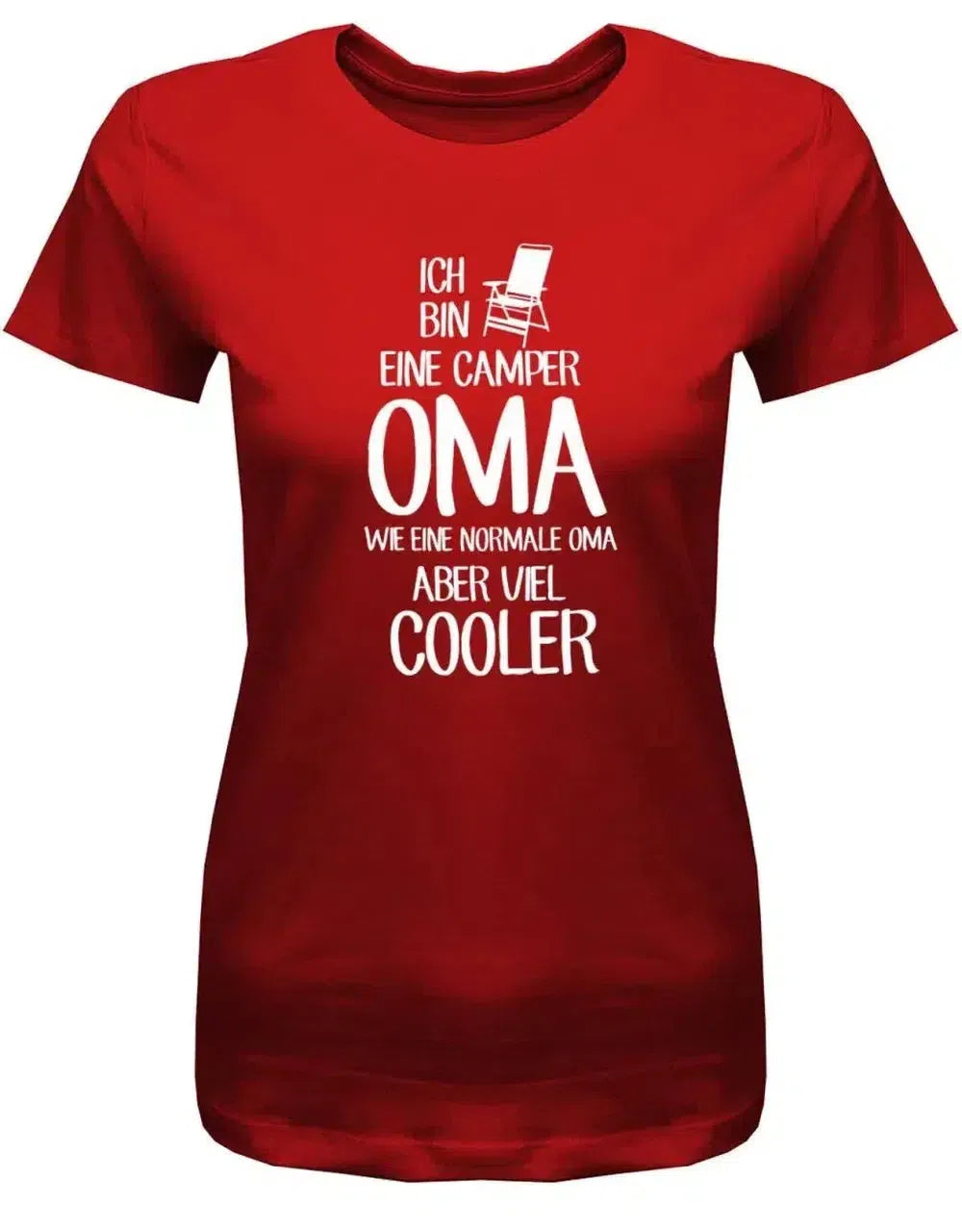 Ich bin eine Camper Oma wie eine normale Oma - viel cooler - Camping - Damen T-Shirt