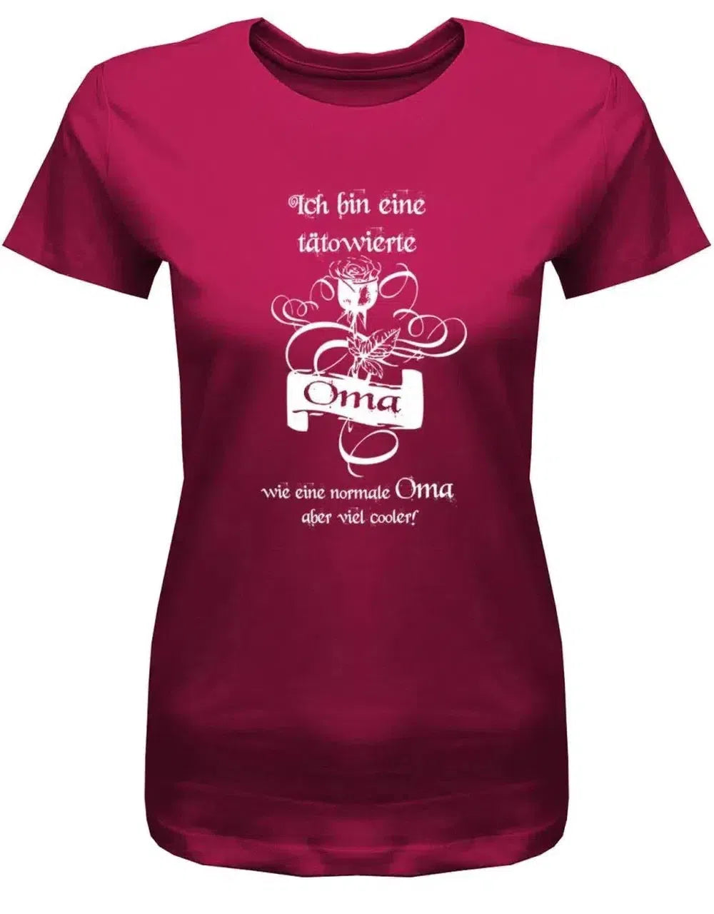 Ich bin eine tätowierte Oma - Deluxe - Damen T-Shirt