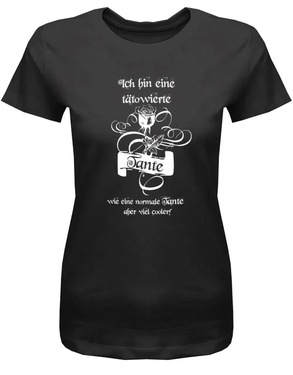 Ich bin eine tätowierte Tante - Deluxe - Damen T-Shirt