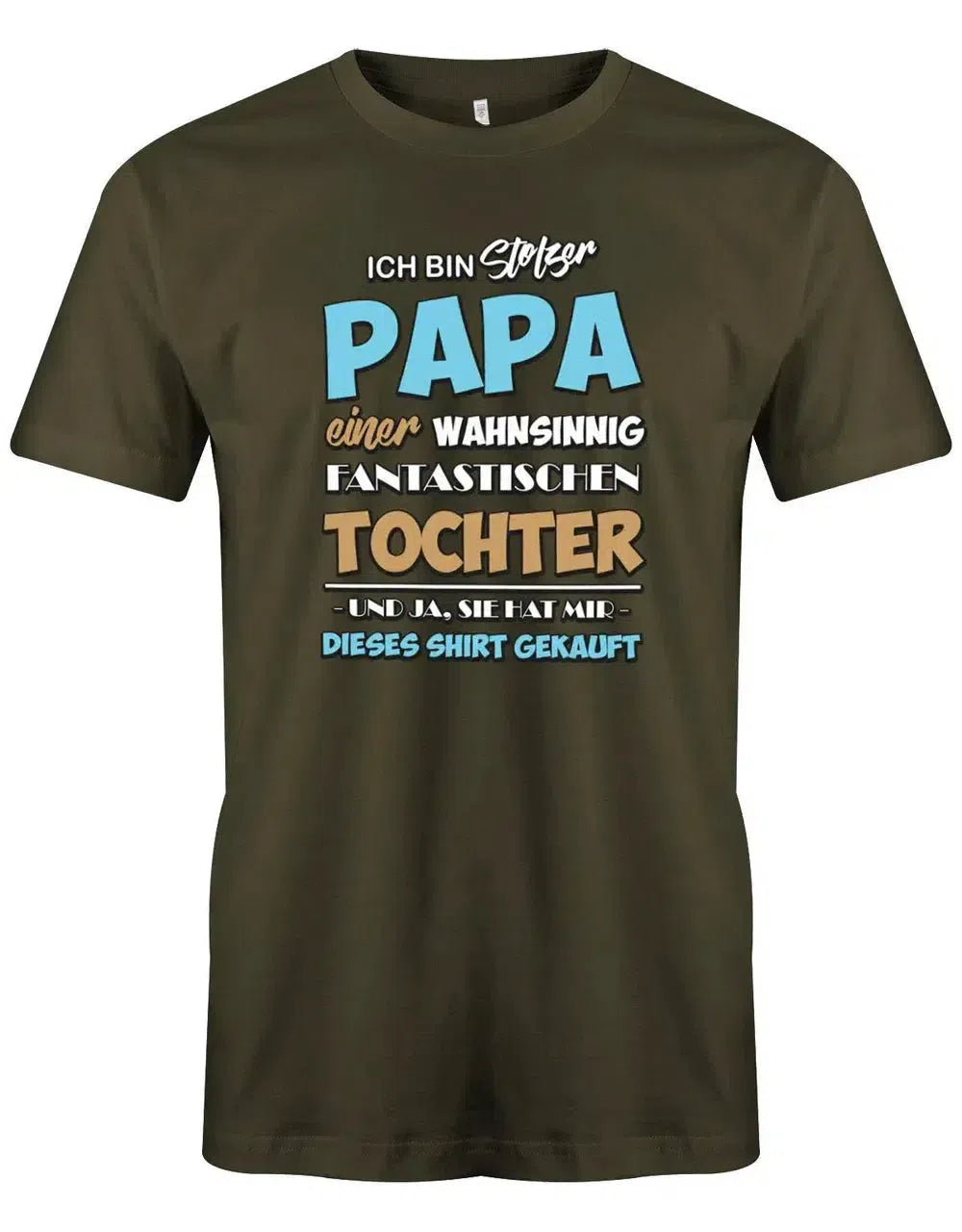 Ich bin stolzer Papa einer wahnsinnig fantastischen Tochter - Papa Tochter Shirt Herren