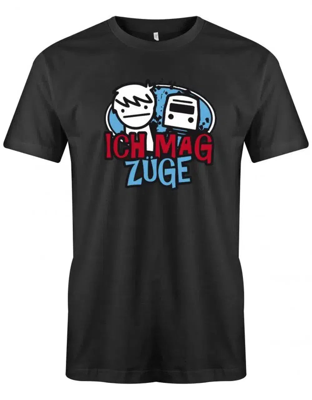 Ich mag Züge - Fun - Herren T-Shirt