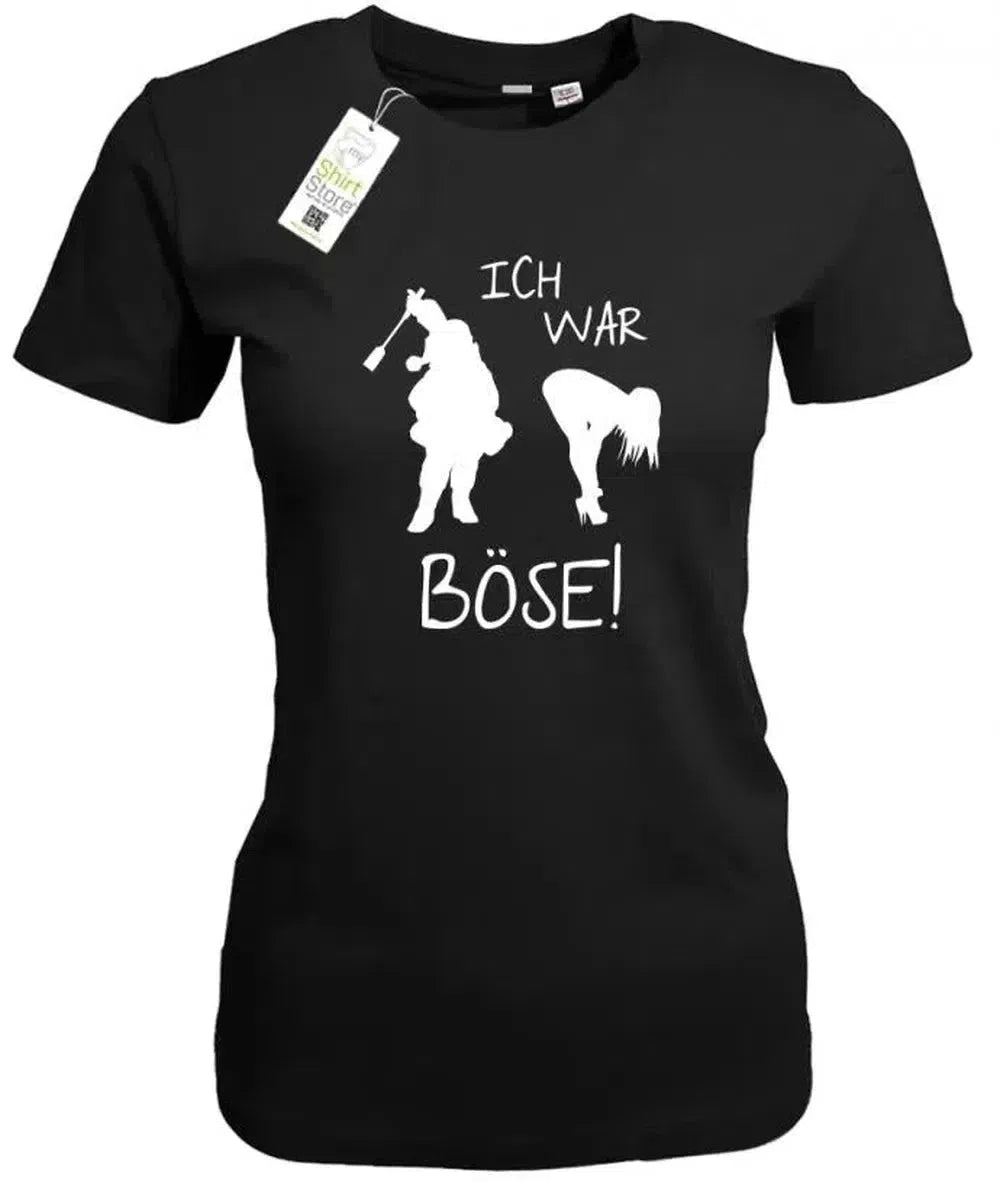 Ich war böse - Weihnachten - Damen T-Shirt