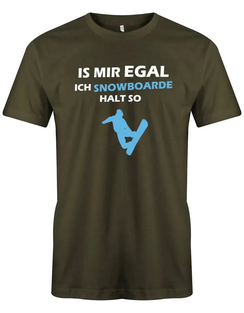 Is mir egal ich snowboarde halt so - Herren T-Shirt