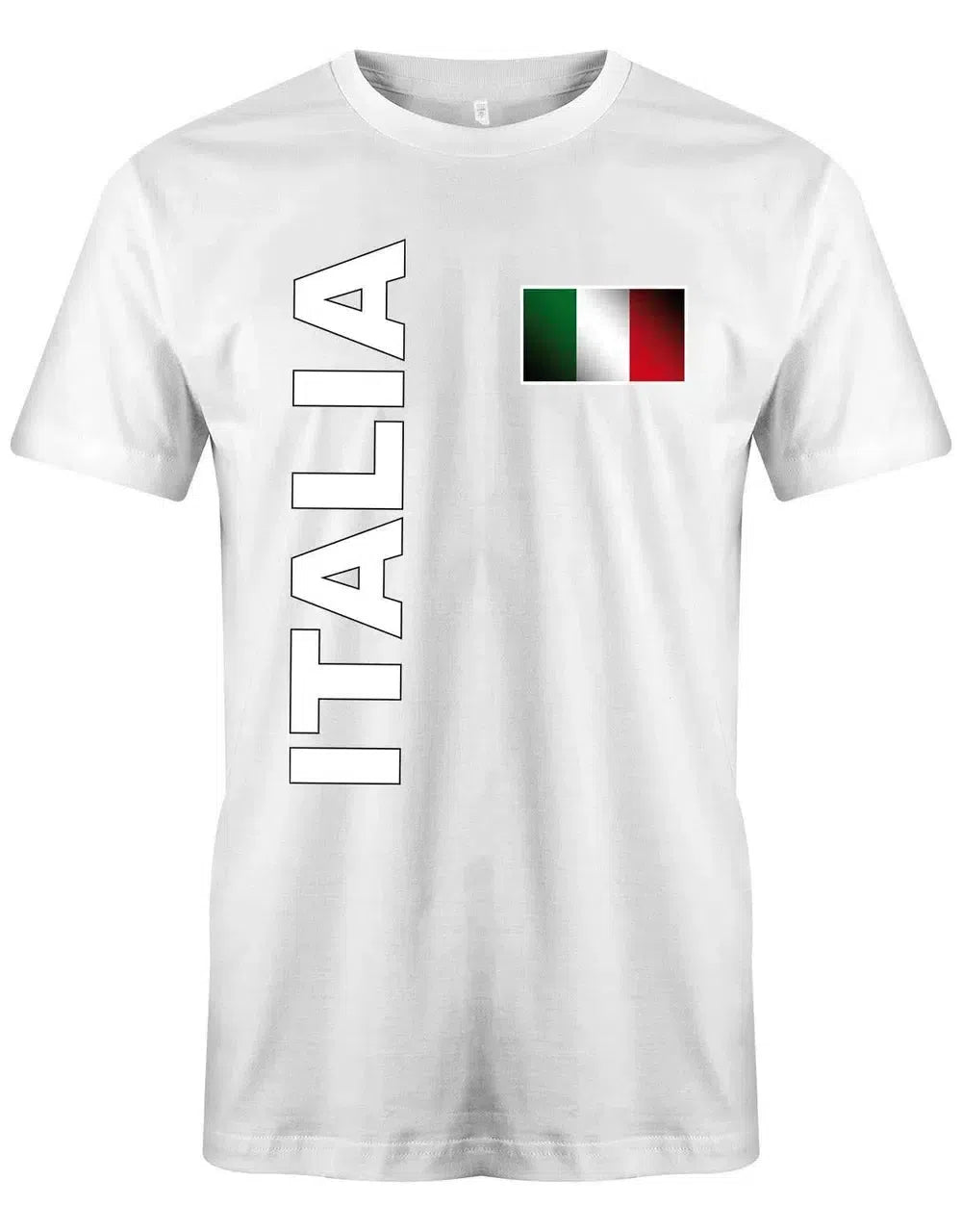 Italia Flagge - EM WM - Italien Fan - Herren T-Shirt