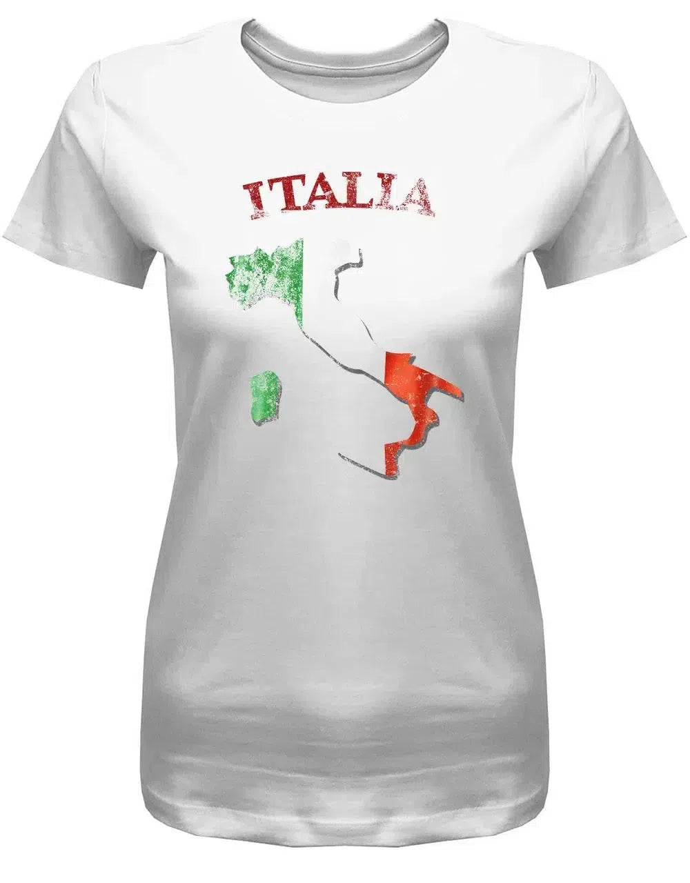Italia Vintage - EM WM - Italien Fan - Damen T-Shirt