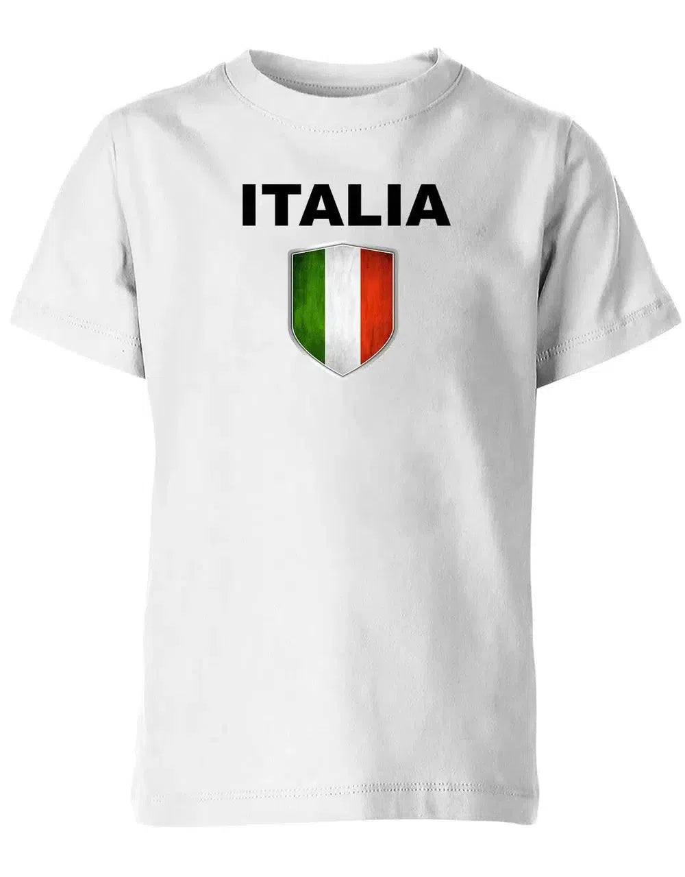 Italien Wappen - EM WM - Italia Fan - Kinder T-Shirt