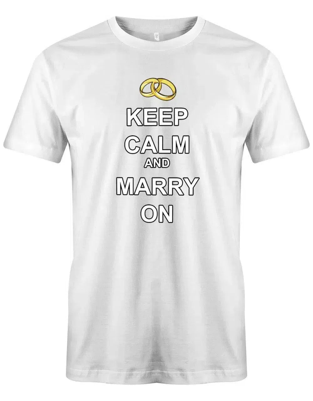 JGA Shirt Männer - Keep Calm and Marry on