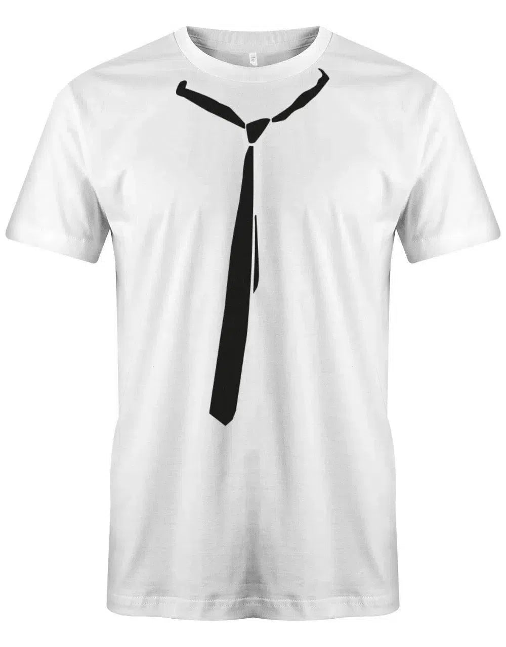 JGA Shirt Männer - Locker sitzende Krawatte Design - Schick und Elegant