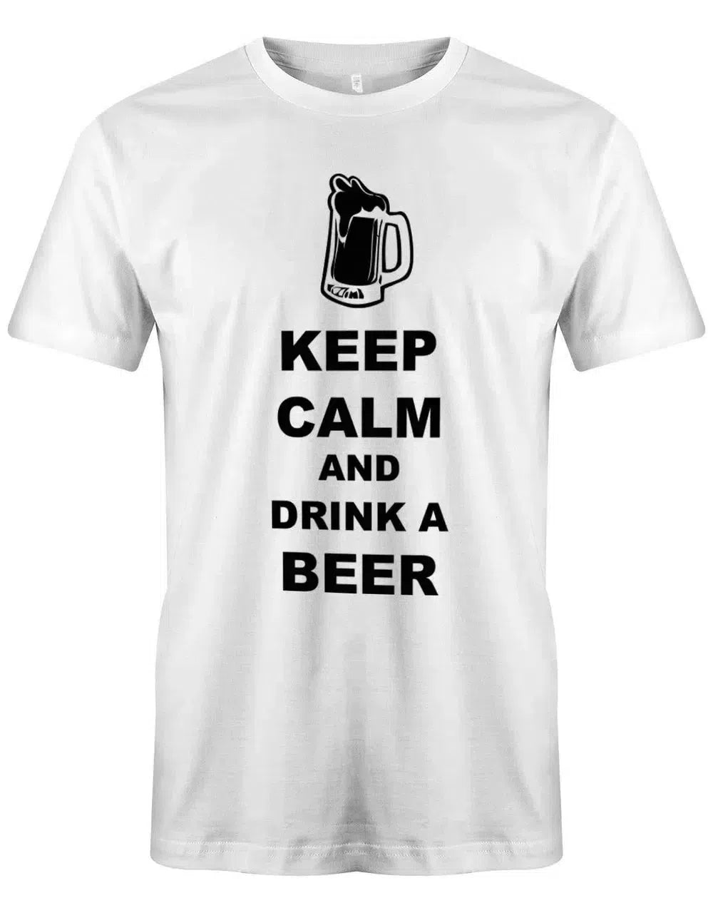 Keep Calm and drink a Beer - Bier - Herren T-Shirt
