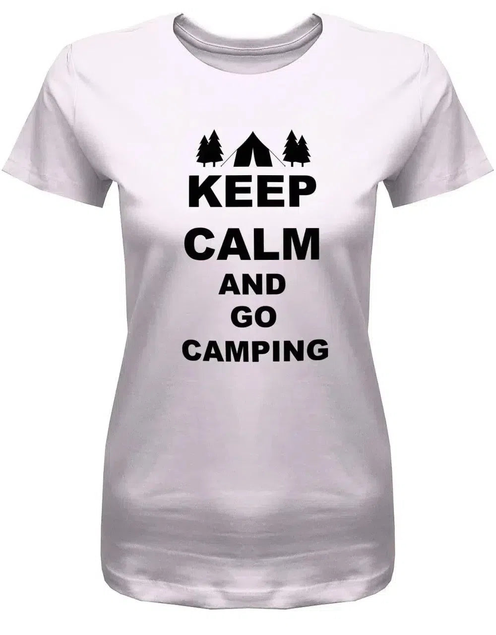 Keep Calm and go camping - Camper - Damen T-Shirt