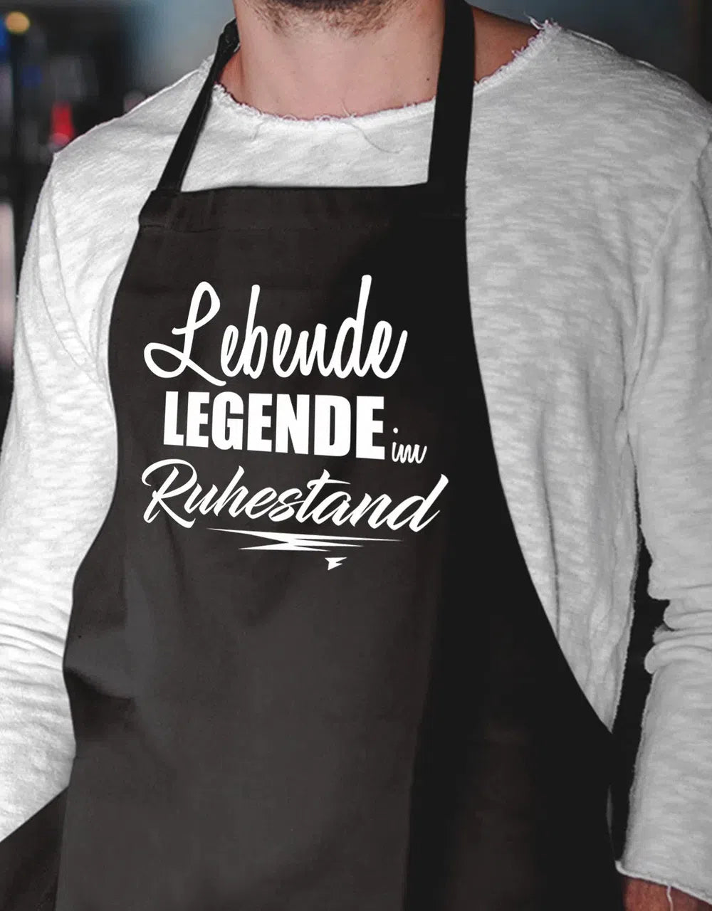 Lebende Legende Im Ruhestand - Rentner Grillschürze