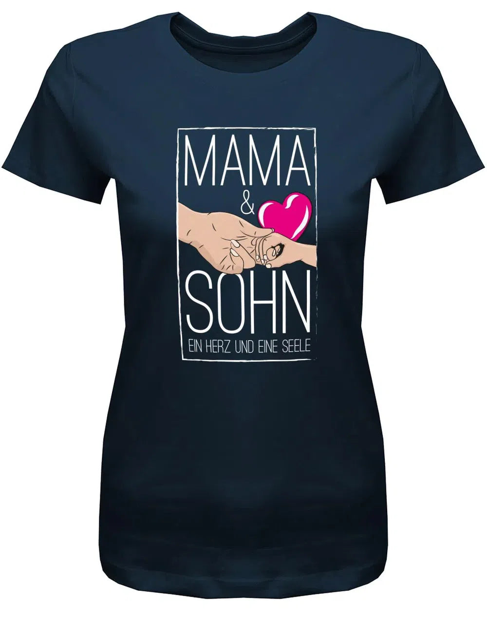 Mama und Sohn ein herz und eine Seele - Damen T-Shirt