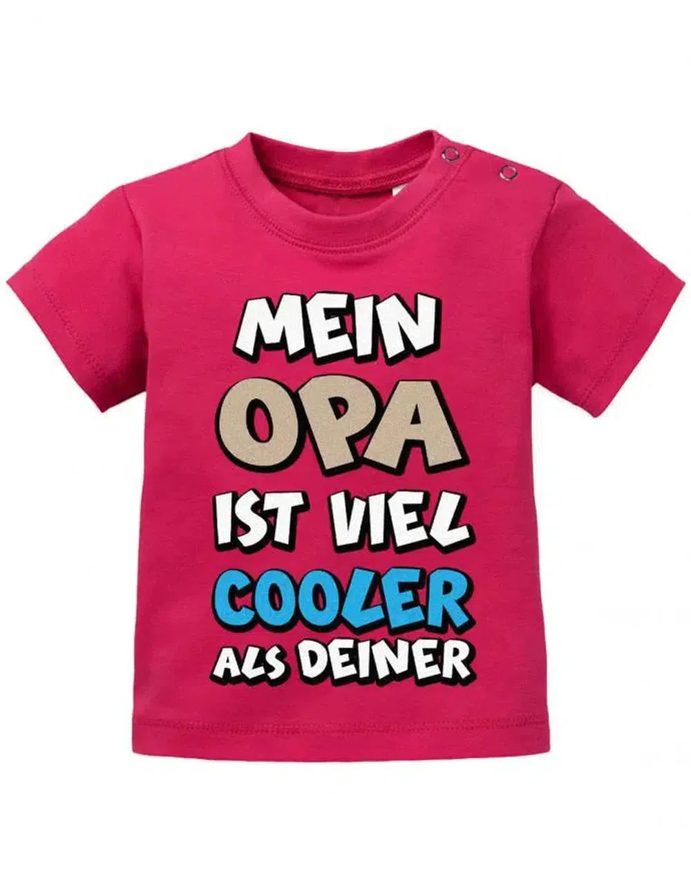 Mein Opa ist viel cooler als Deiner - Baby T-Shirt