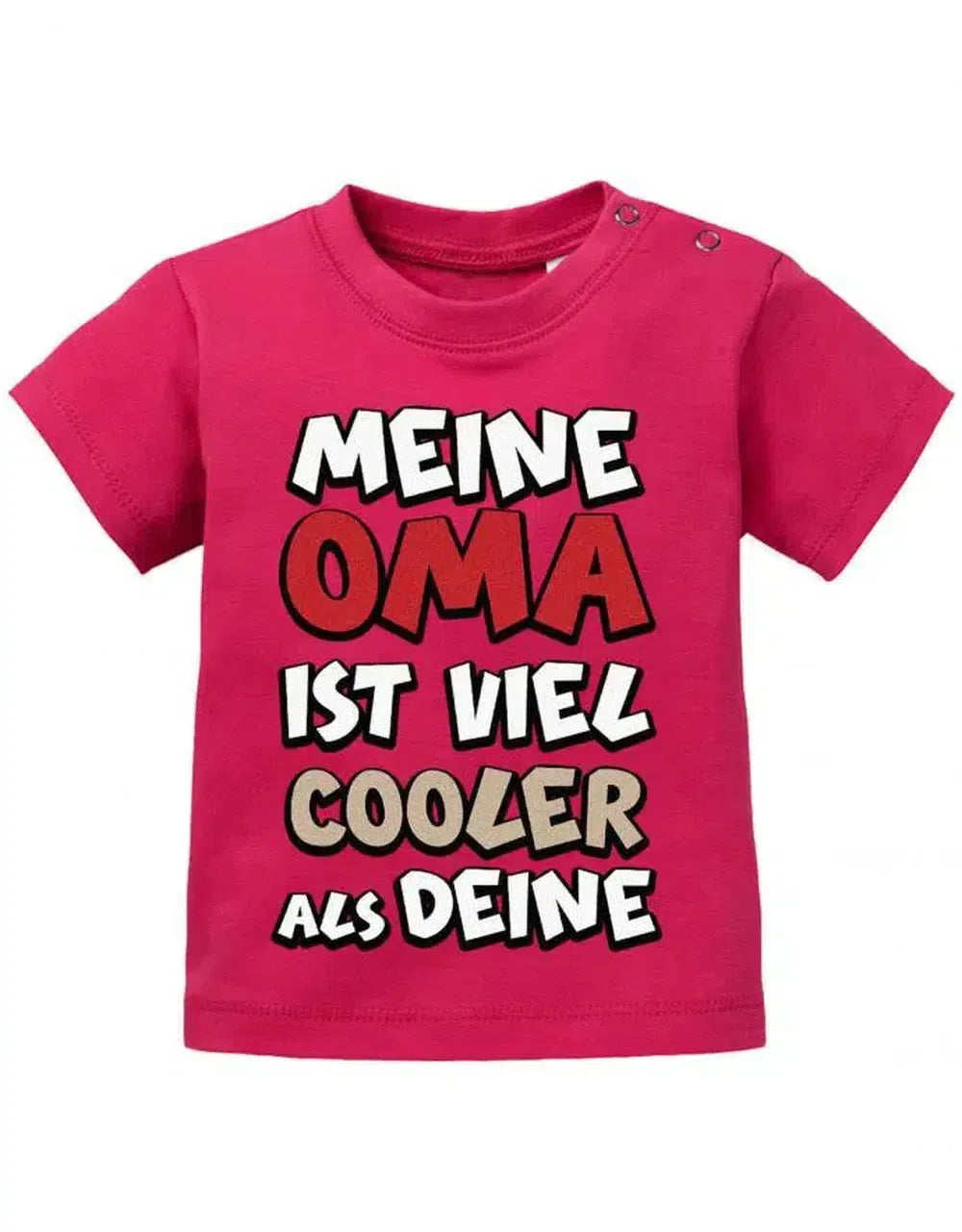 Meine Oma ist viel cooler als Deine - Baby T-Shirt