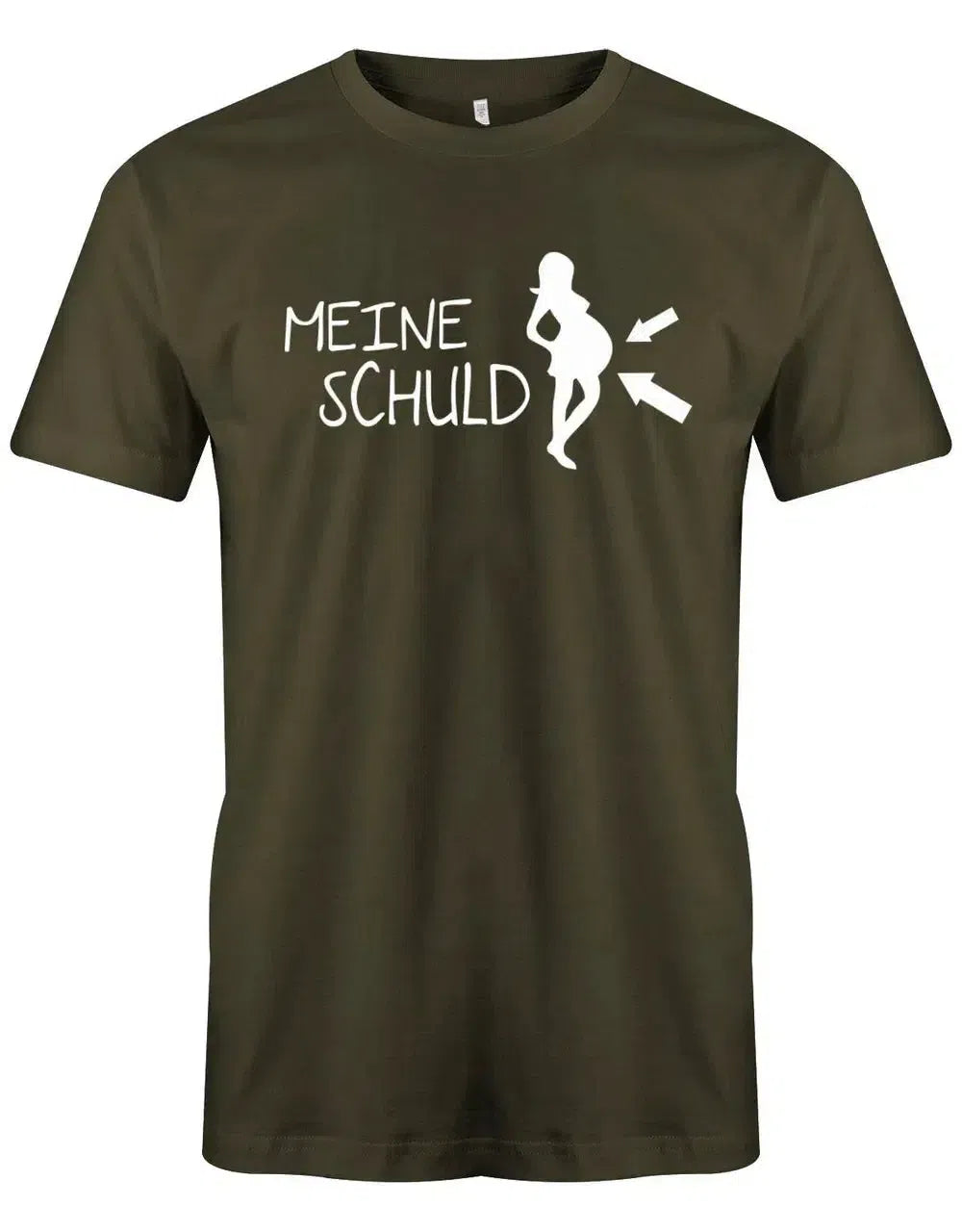 Meine Schuld - Schwanger - Papa - werdender Papa Shirt Herren