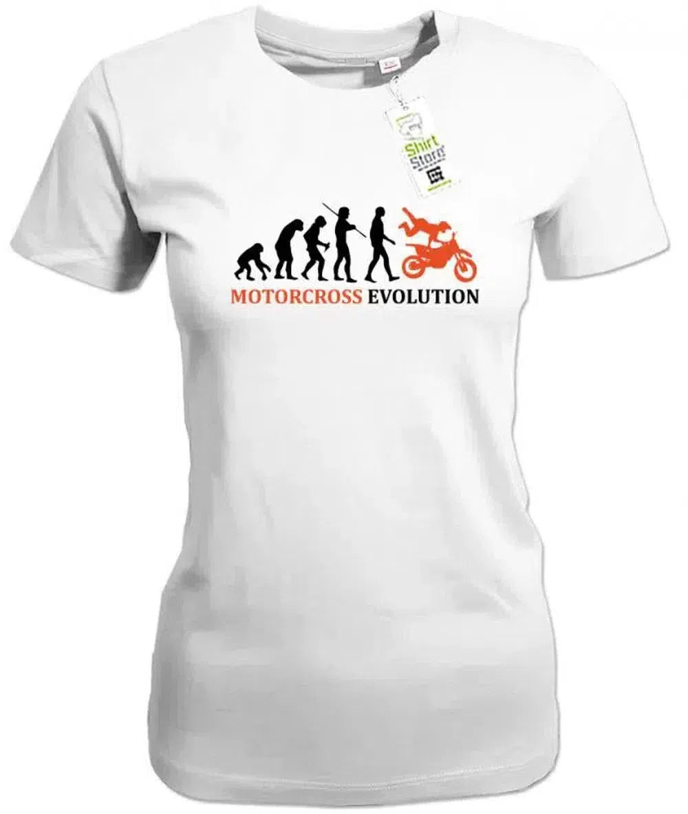 Motocross Evolution - Motorsport - Damen T-Shirt
