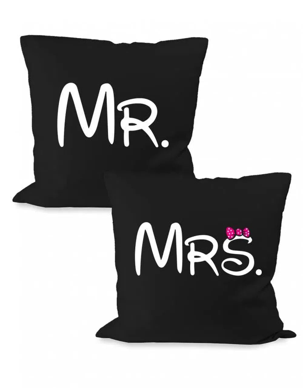 Mr und Mrs Couple Partner Kissen Set