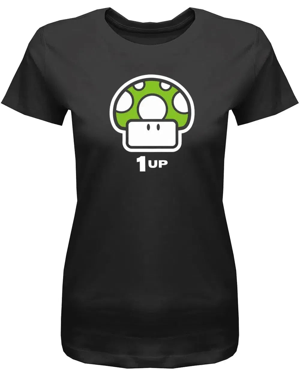 Mushroom 1up - Gamer - Damen T-Shirt