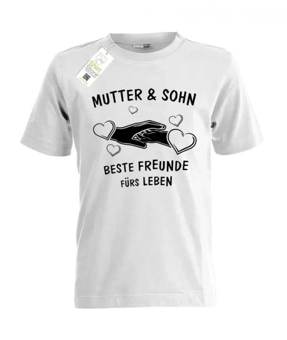 Mutter und Sohn - Beste Freunde fürs Leben - Kinder T-Shirt