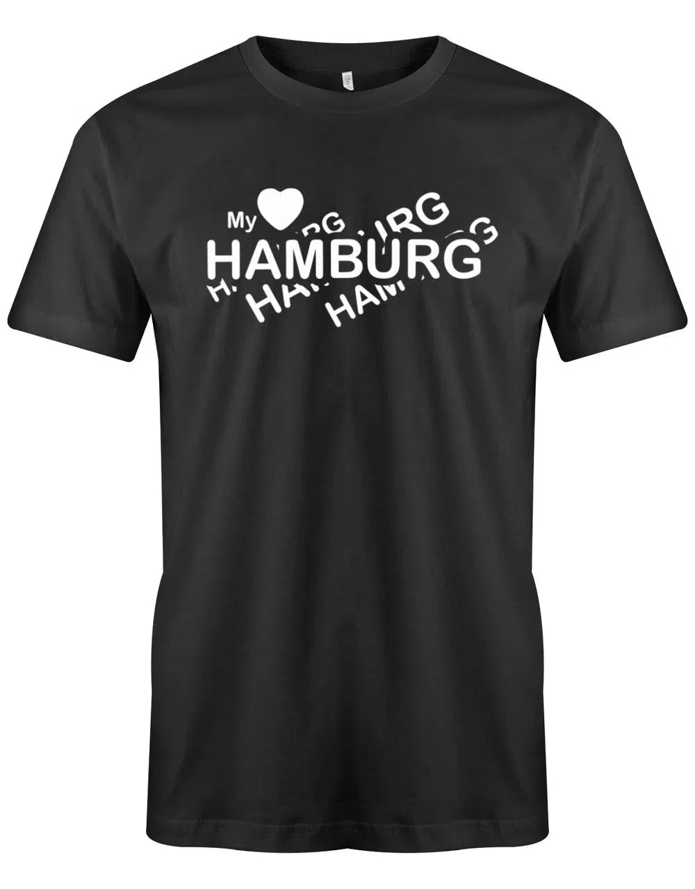 My Love Hamburg Design Hamburg Shirt Herren