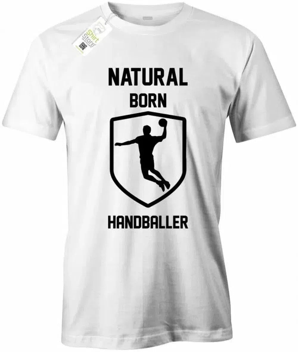 Natural born Handball Player - Herren T-Shirt