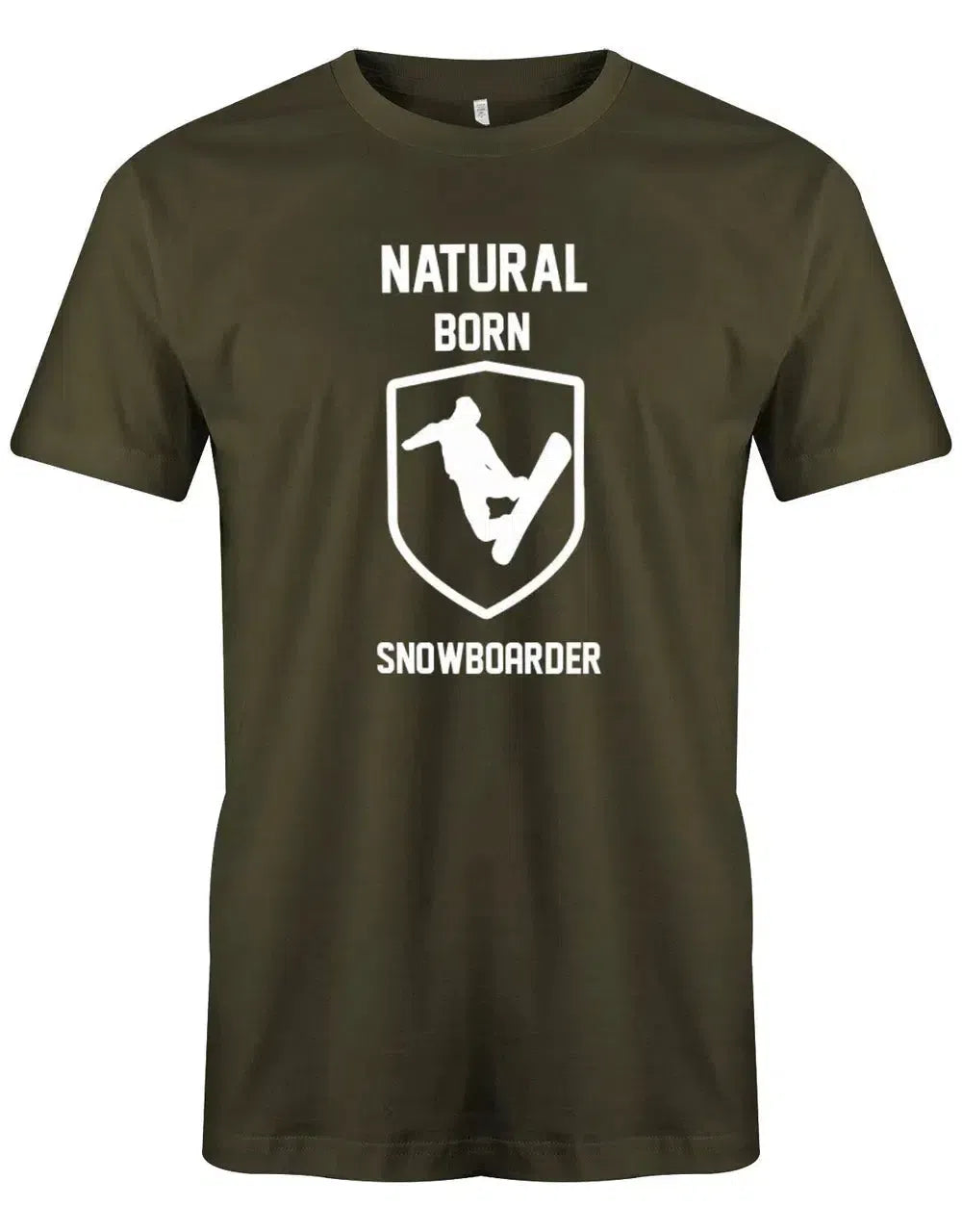 Natural born Snowboarder - Herren T-Shirt