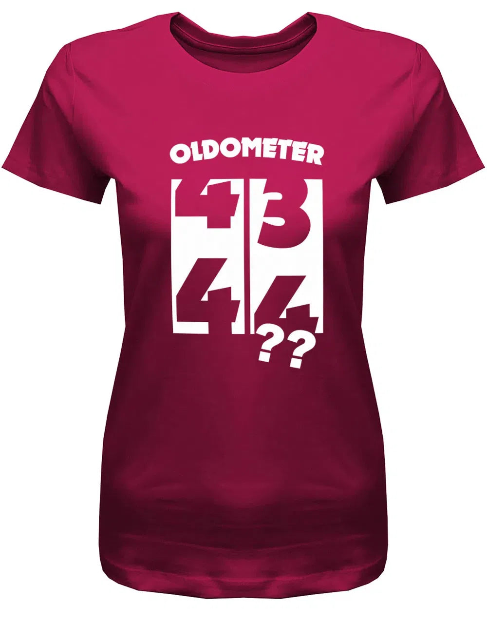 Oldometer zum Wunschalter Geburtstag - Alterszähler - Geschenk - DamenT-Shirt