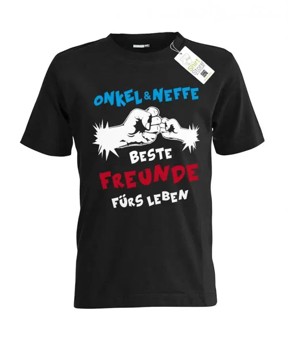 Onkel und Neffe - Beste Freunde fürs Leben - Comic - Kinder T-Shirt