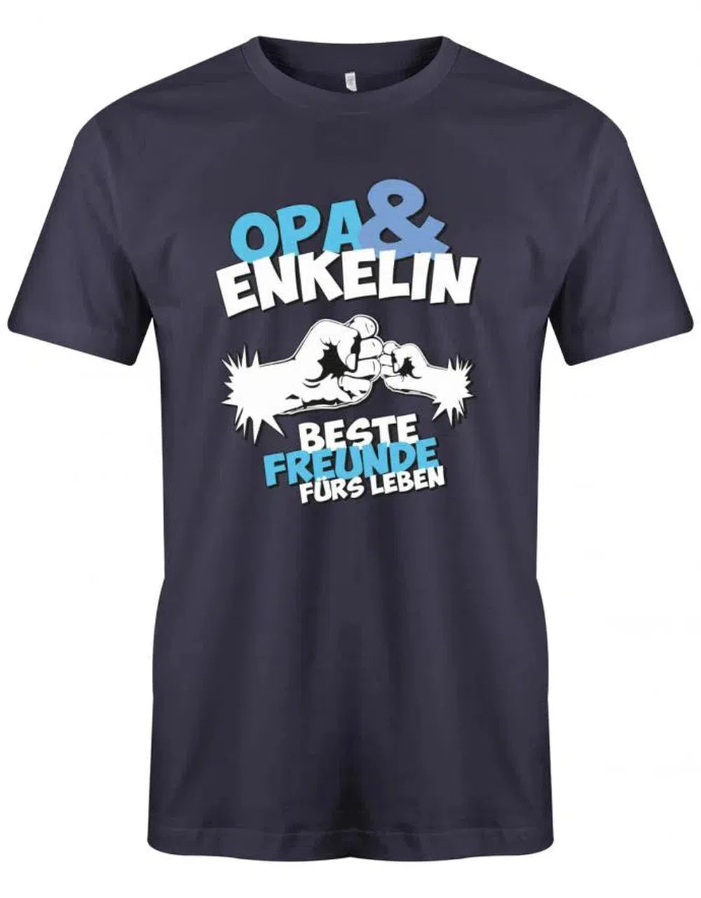 Opa Herren T-Shirt - Opa und Enkelin Beste Freunde fürs Leben - Geschenk für Opa