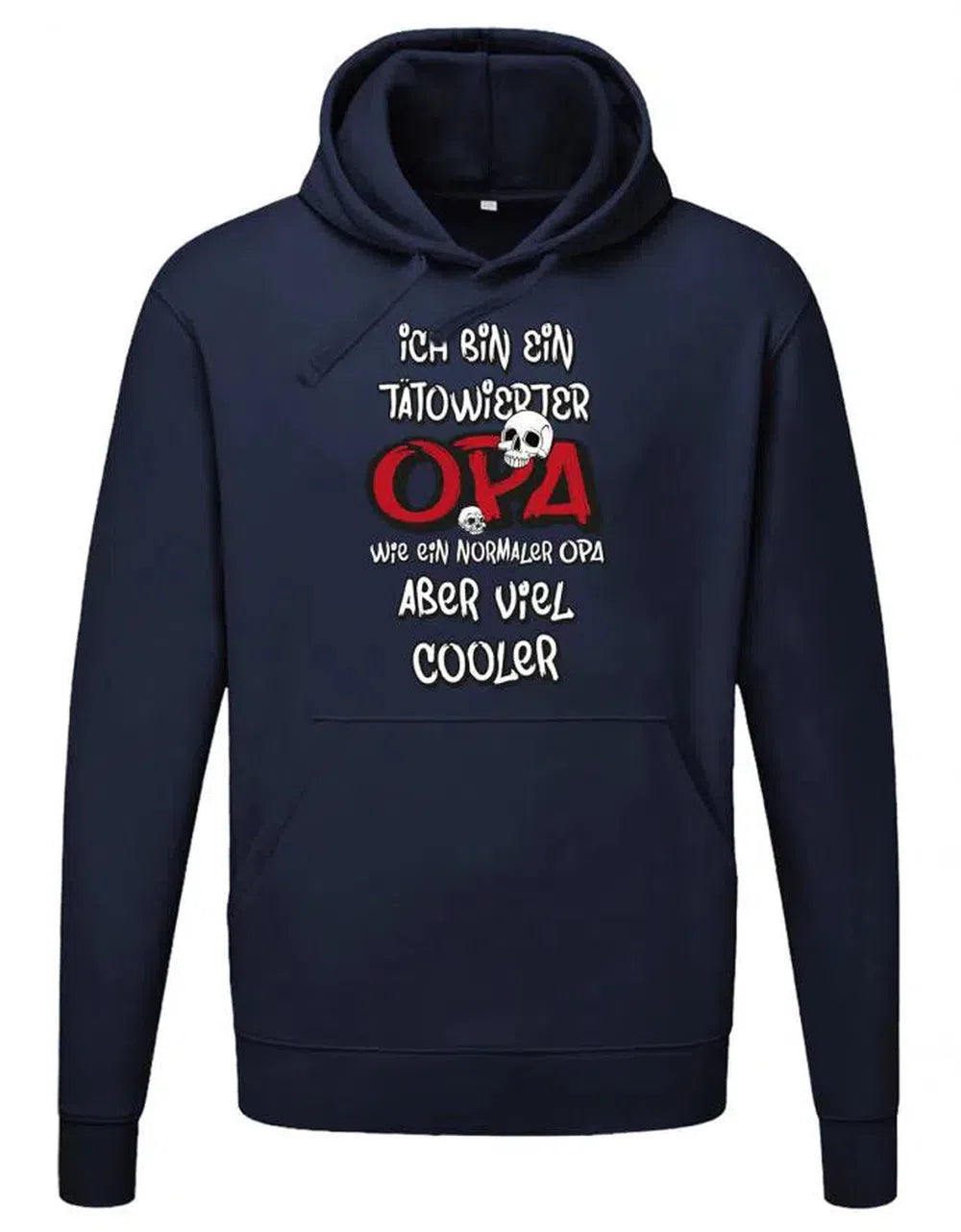 Opa Hoodie - Ich bin ein tätowierter Opa Deluxe - Geschenk für Opa