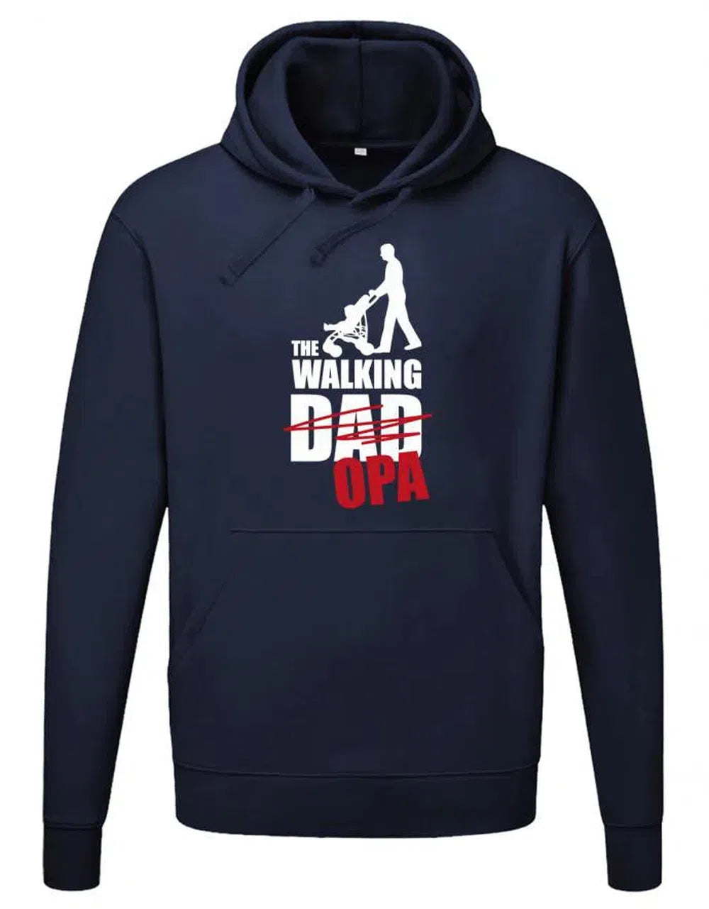 Opa Hoodie - The walking Dad durchgestrichen Opa - Geschenk für Opa