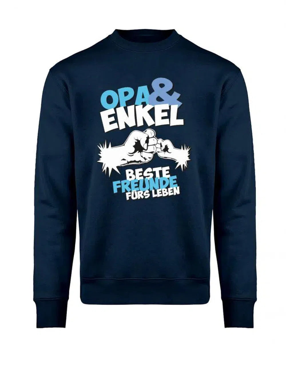 Opa Pullover - Opa und Enkel beste Freunde fürs Leben - Fäuste - Sweatshirt Geschenk für Opa