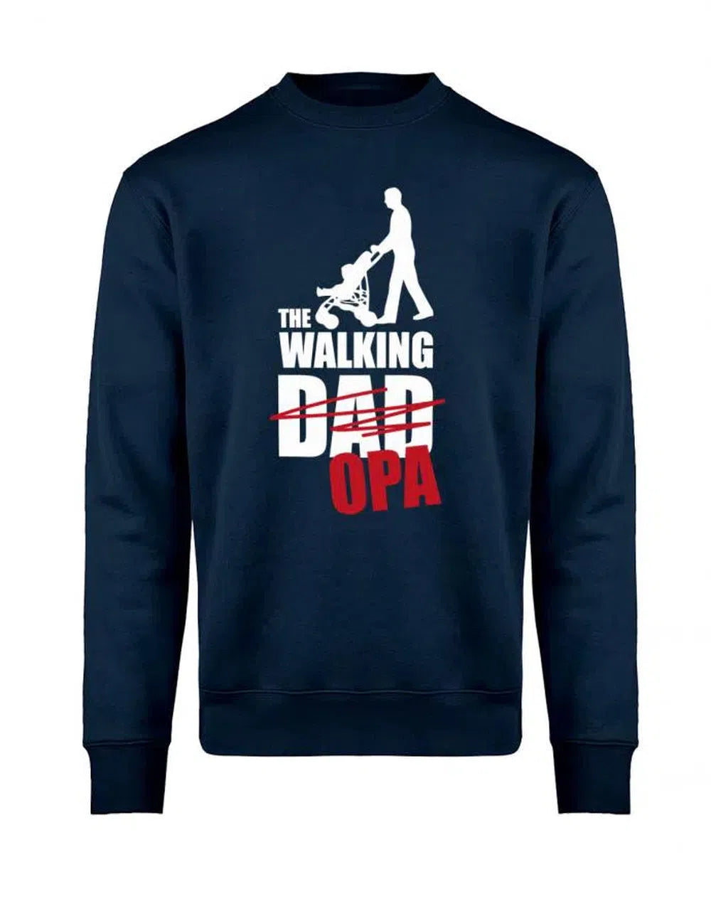 Opa Pullover - The walking Dad durchgestrichen Opa - Sweatshirt Geschenk für Opa